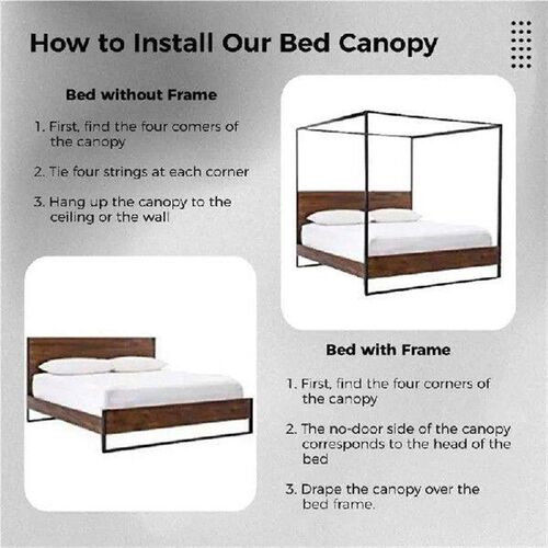 Four Corners t Bed Canopy Lightproof Bed Curtain