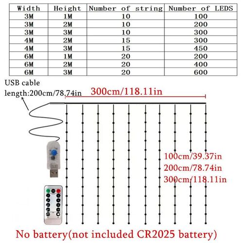 4M 6M LED 8 Mode Fairy Light Wedding Party Decor Christmas H