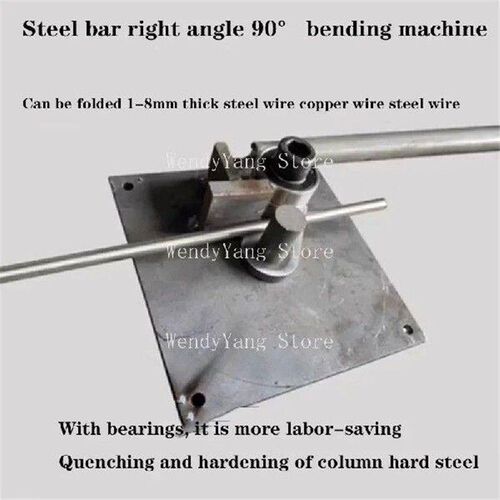 1-8mm Manual Steel Bar Bender Portable Construction