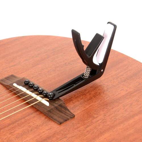 Universal Acoustic Guitar Capo Clip Plastic Metal Clamp with
