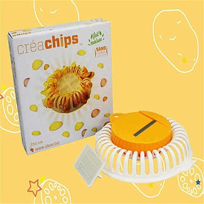Creative 3Piece Home Microwave Chip Baker DIY Baking Chip Ma