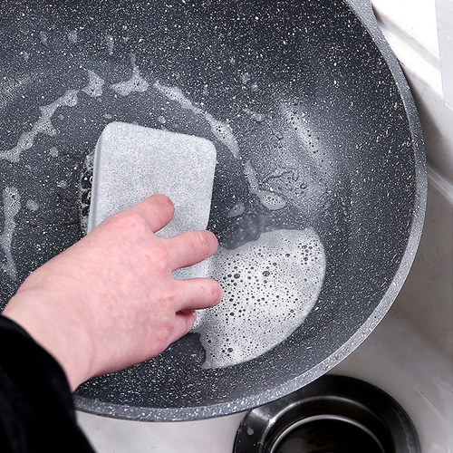 5Pcs Double-sided Cleaning Spongs Household Scouring Pad Kit