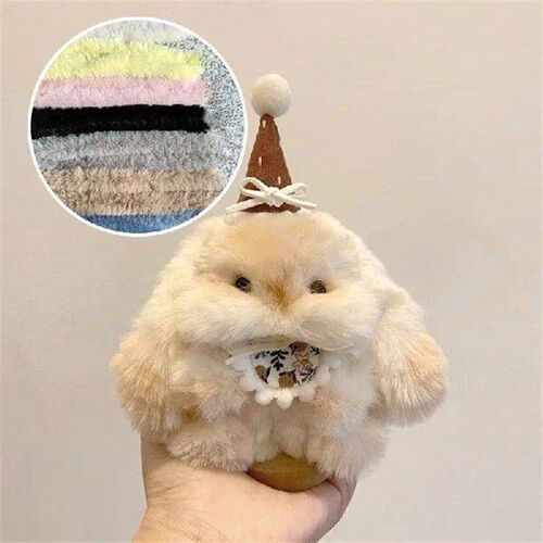 40Mm Thick 1M Plush Rabbit Hair Twisting Rod Fur Ribbon