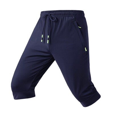 New Ice Silk Shorts Mens Breathable Quick-drying Pants Spor