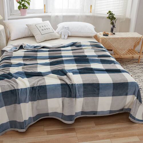 Raschel double layer thick winter blanket Cobertor quilt 毯