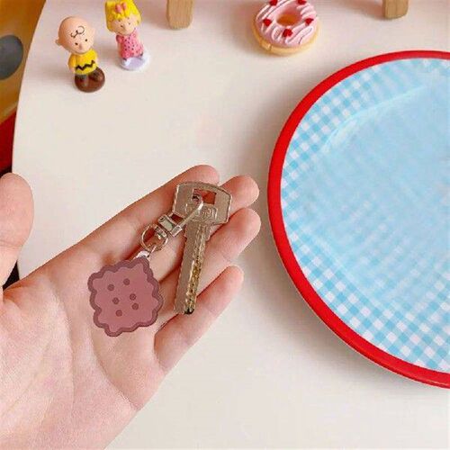 Cute Keychain Kawaii Cartoon Keyring for Women Bag Pendant
