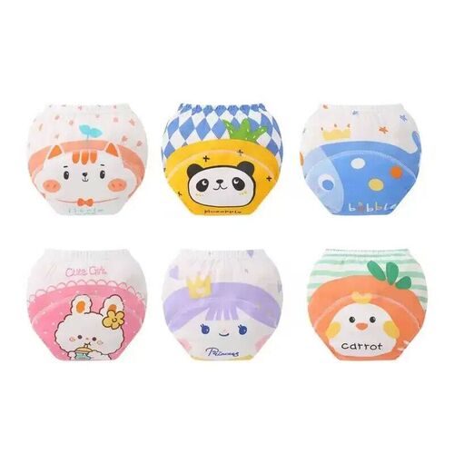 3PC Waterproof Reusable Cotton Baby Training Pants Infant Sh
