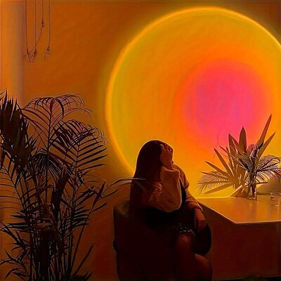 Sunset Lamp - Create a Serene Evening Ambiance with Blissful