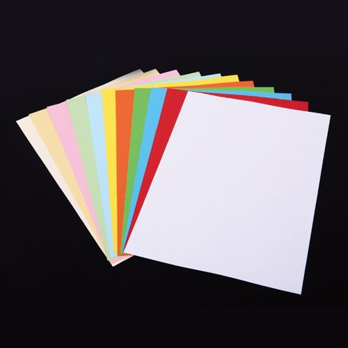 文仪易购木浆0G彩色打印纸/1g硬卡纸加厚手工折纸100张