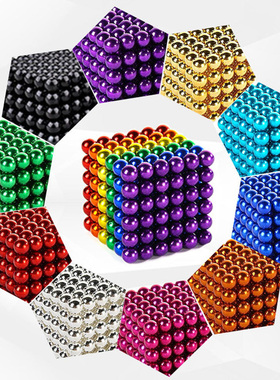 New Colorful Magnetic Ball Toys Metal DIY Magnet Balls Block