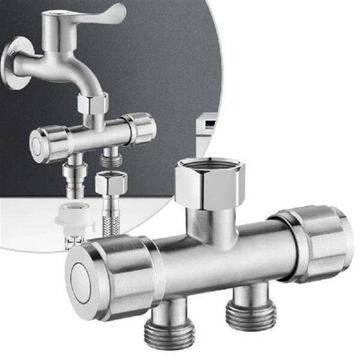 Drip-free Faucet Dual Handle Faucet Household Use 304