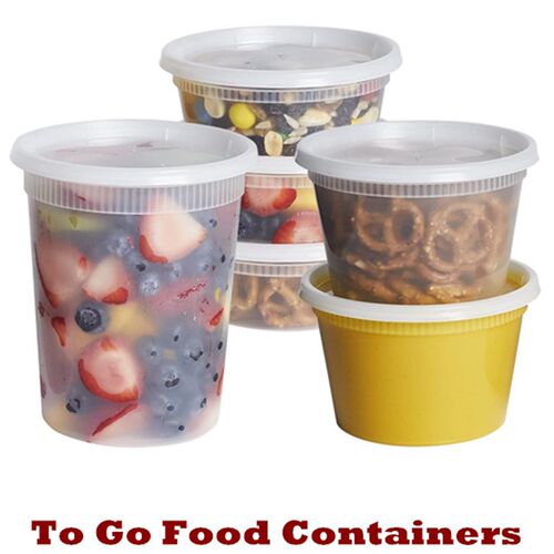 Deli Plastic Food Storage Containers To Go Food Containers