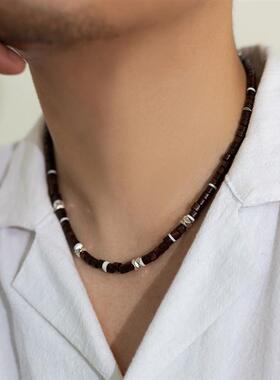 European and American Bead Necklace for Men Trendy HighEnd B