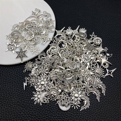 20/50/100pcs Mystical Celestial Charms Random Mix of Vintage