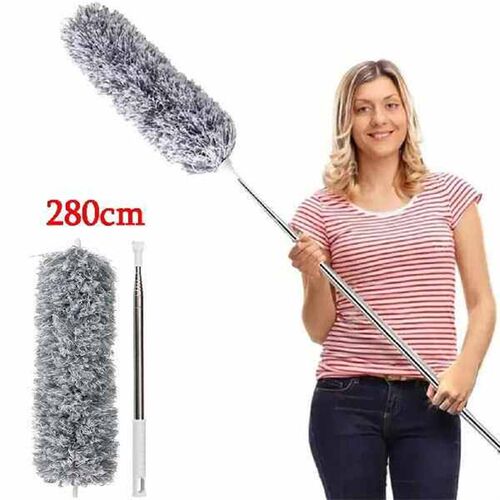 280cm Adjustable Telescopic Bending Duster Brush Feather