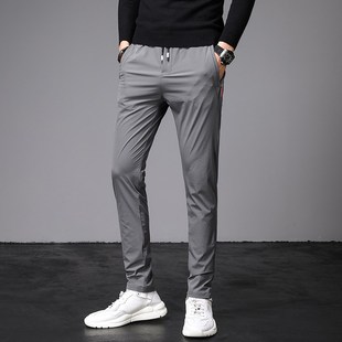 Summer Jogging Sweatpants Men Zip Pocket Thin Casual Outdoor