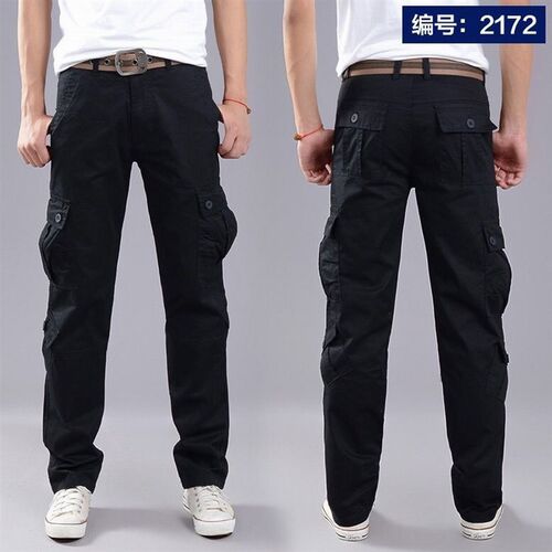Multi-Pocket Mens Casual Pants Military Tactical Joggers Ca