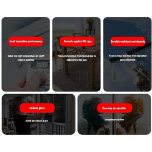 Anti Look Window Film Privacy Screen Glass Sticker Household