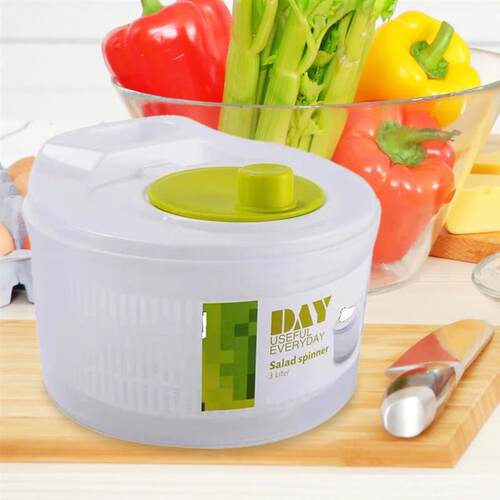 Kitchen Manual Lettuce Washer Dryer Compact Storage Drying G
