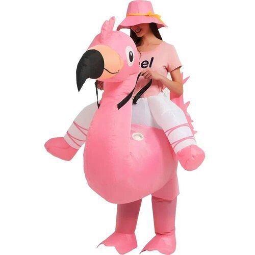 Flamingo Inflatable Costume Christms Mascot Halloween Costum