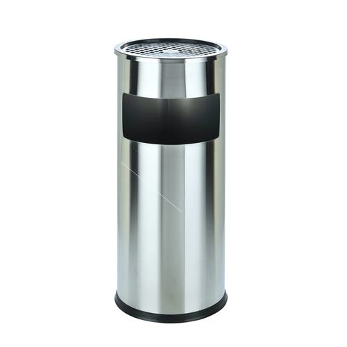 Lobby stainless steel hotel dustbin hotel fashion vertical