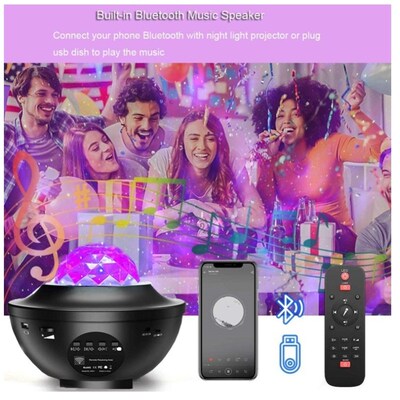 LED Star Galaxy Projector Starry Sky Night Light星空投影灯