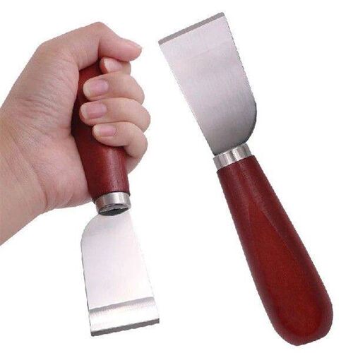 DIY Craft Leather Art Trimming Manual Wooden Handle