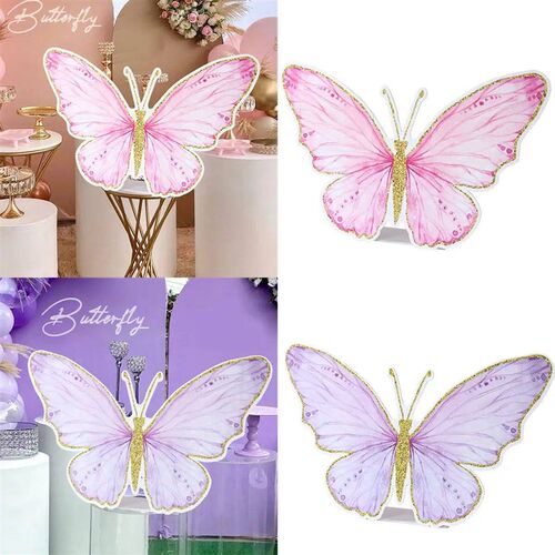 56x89cm Big 3D Simulation Butterfly Birthday Decoration Girl
