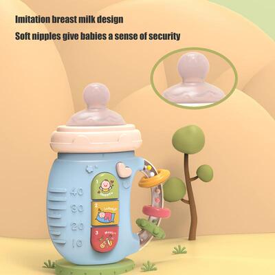 Baby Rattle Teether Toy Early Education Learning Toys for Ki