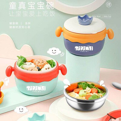 Students Kindergarten Childrens Lunch Box Stainless Steel