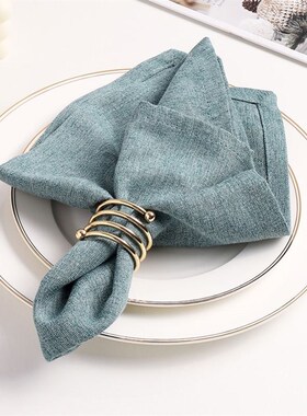 Cotton and linen plain TEA TOWEL cloth art napkin KITCHEN TO