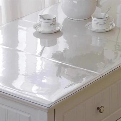 Plastic Table Mat Cover Waterproof Cloth PVC 软玻璃桌布防水