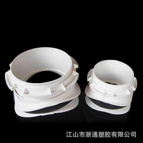 PVC saddle joint interface plastic pipe inspection well