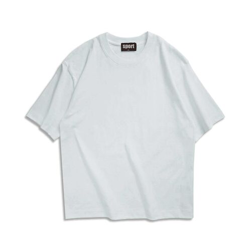 250g Double Yarn New Mens Fashionable Loose Short Sleeve T-