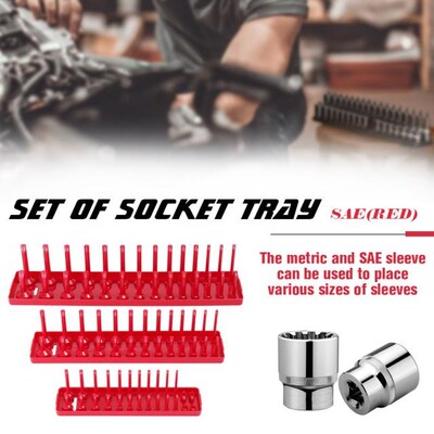 Garage Socket Tray Multifunctional Storage Tool Rack Holder
