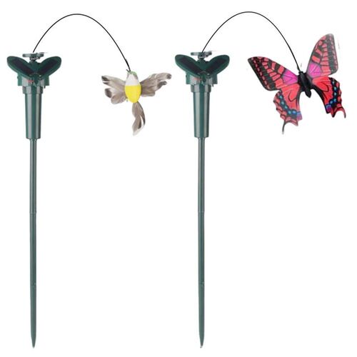 5-1pcs Solar Garden Butterfly Solar Flying Butterflies Garde
