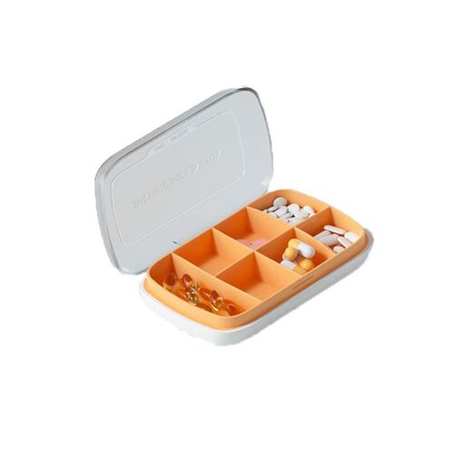 Pill Box Holder Weekly Medicine Storage Organizer Container