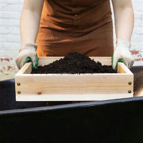 Garden Sieve Sifting Pan Portable Plant Soil Stone Sifter