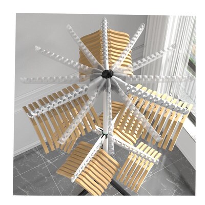 Drying rack folding laundry garment clothes dryer hanger