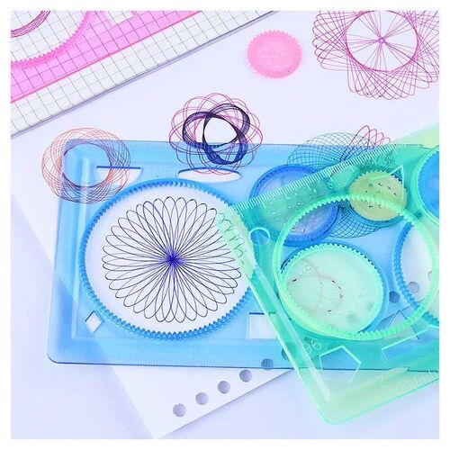 Geometry Spirograph Drawing Ste Stencils Set Painting Templa