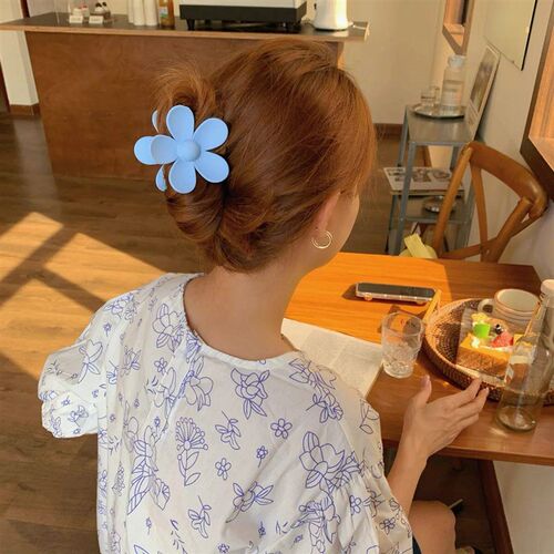 4PCS Fashion Flower Hair Claw Clips for Women Sweet Girls So