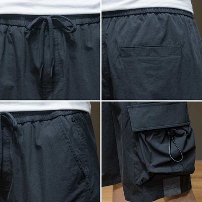 teny Bran Workwear Casual Shorts Mens Summer Thin Fat Large