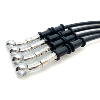 Black 200 To 2200mm Hydraulic Brake Hose DOT oil Pipe Line B