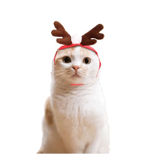 Christmas Decorations Pet Clothes Cat Dog Santa Red Scarf