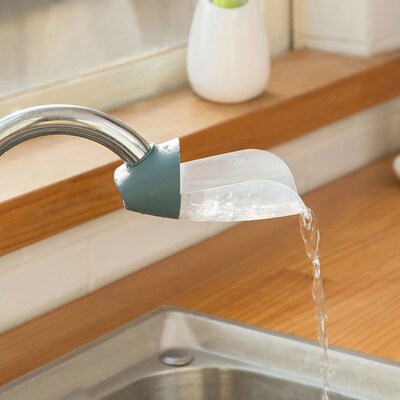 Faucet Extender Silicone Water Tap Extension Sink Children W