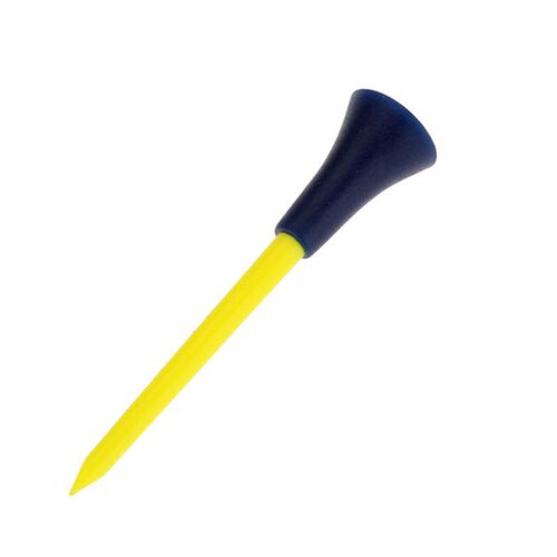 100 Pcs/Pack Plastic Golf Tees Multi Color 8.3CM Durable Rub