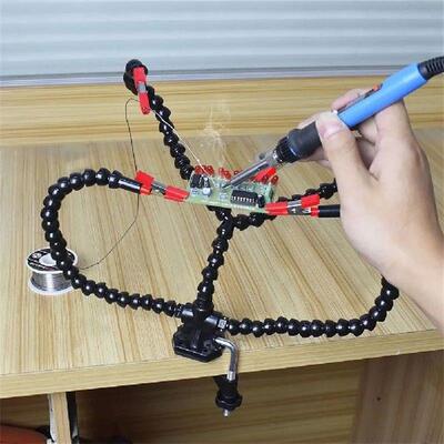 Desk+Clamp+Soldering+Helping+Hand+3/4/5+Flexible+Arms