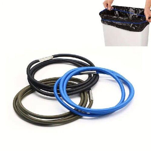 Elastic Trash Can Bands Colorful Adjustable Rubber Bands