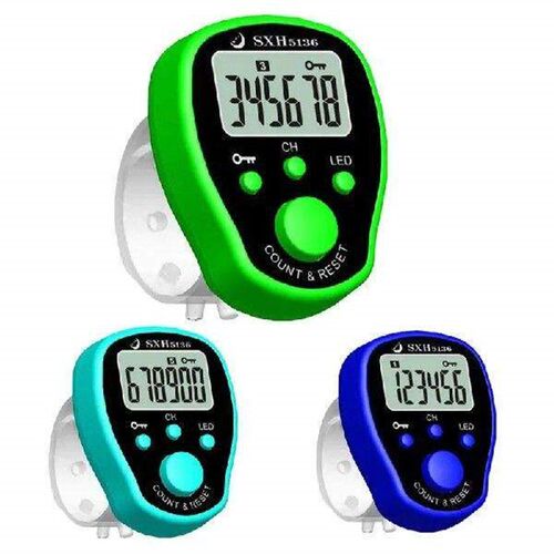 5 Channel Finger Counter LCD Electronic Digital Chanting