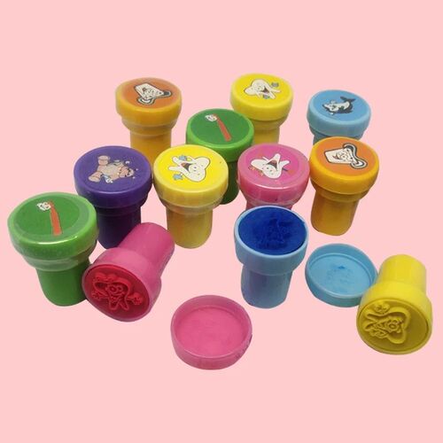 6/12 PCS Teeth Stamp Cartoon Christmas Stamp Brushing Remind
